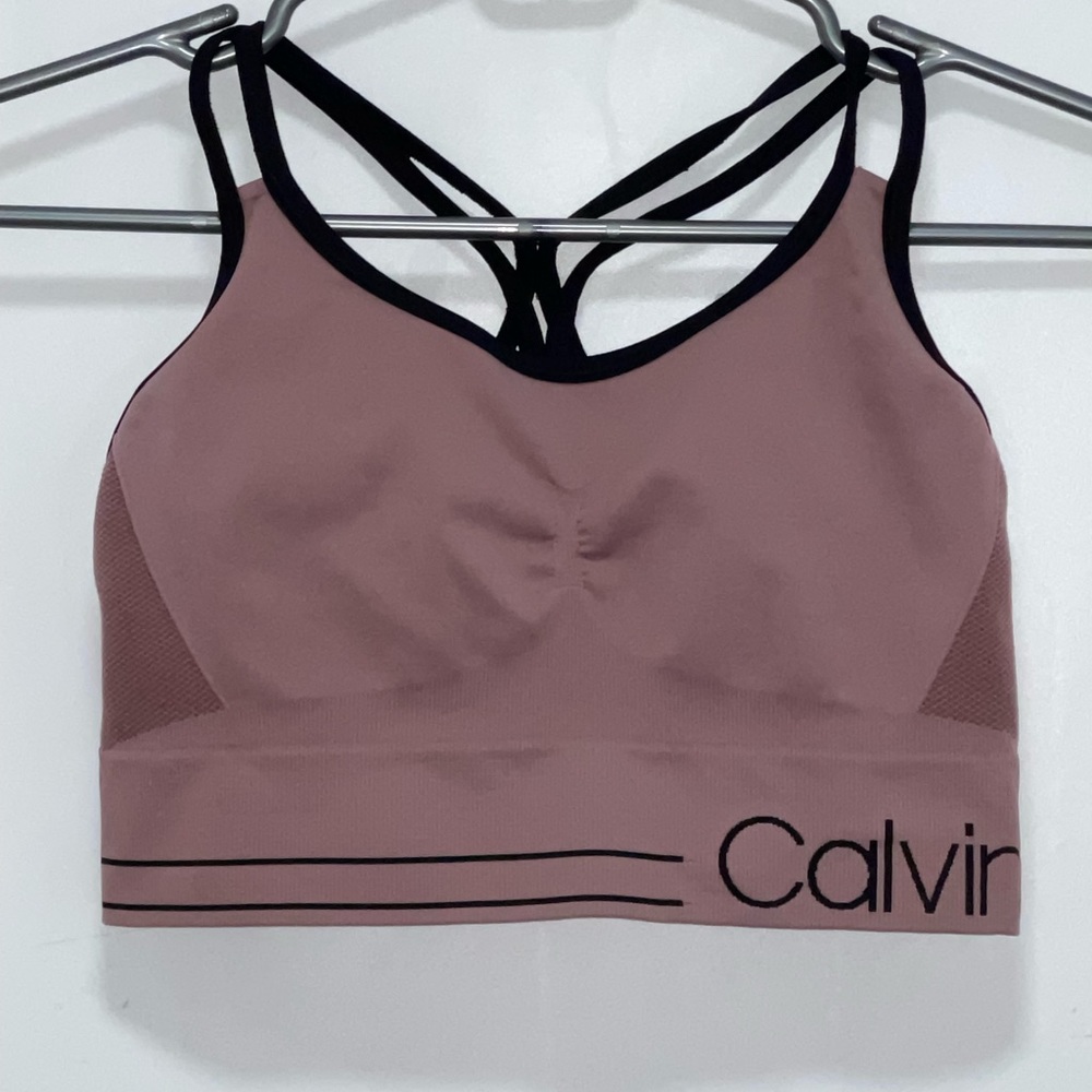 Calvin Klein Indian Red Sports Bra size Small